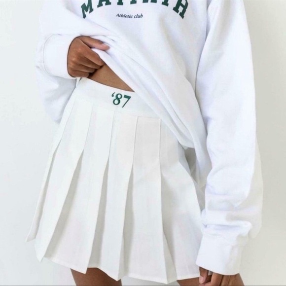 Mayfair Club White Tennis Skirt SZ M/L - Picture 3 of 10